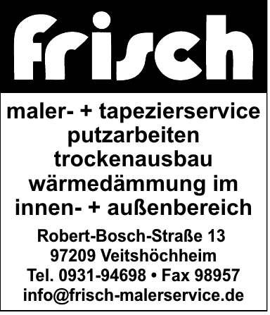 Frisch Malermeister Frisch Malermeister