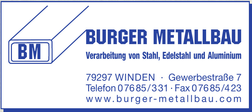 Burger Metallbau