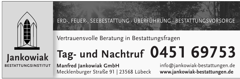Manfred Jankowiak GmbH Manfred Jankowiak GmbH
