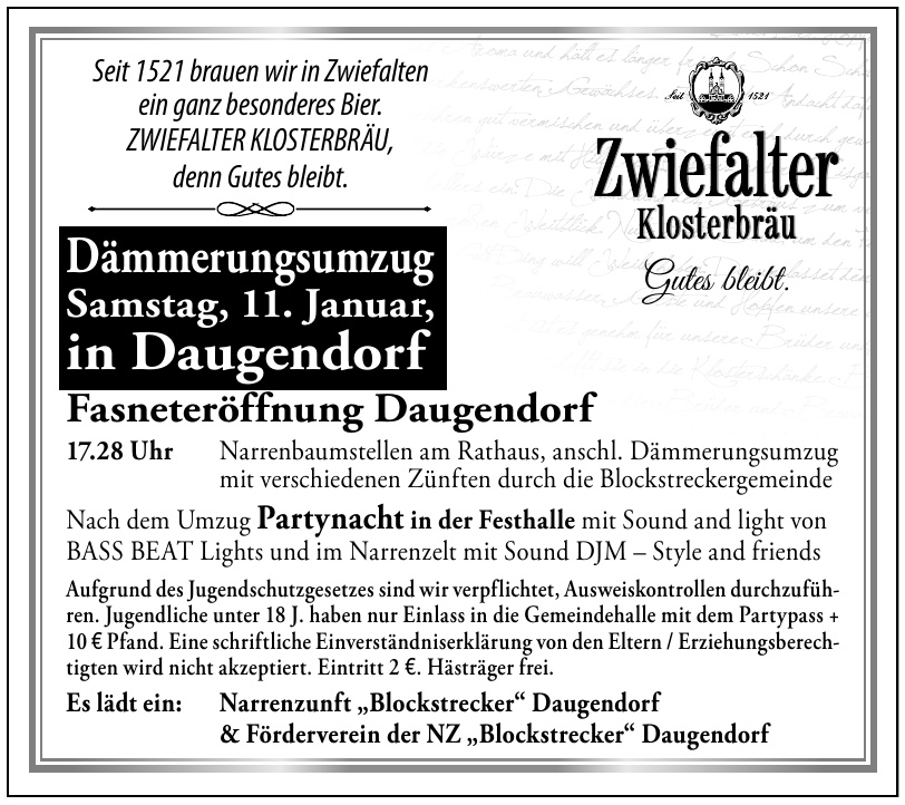 Zwiefalter Klosterkbräu Zwiefalter Klosterkbräu
