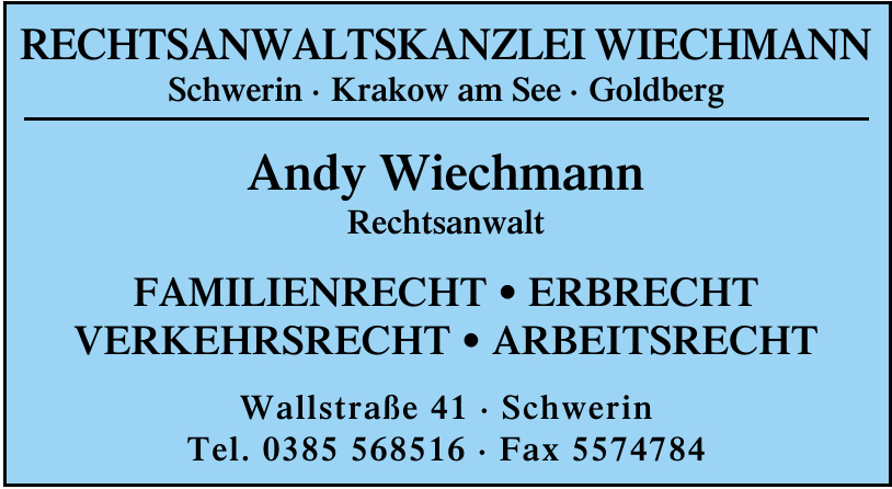Rechtsanwaltskanzlei Wiechmann