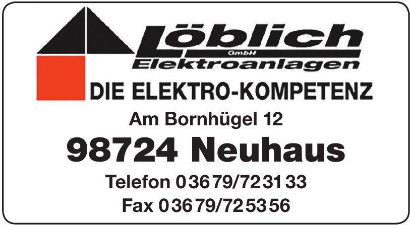 Löblich Elektroanlagen GmbH Löblich Elektroanlagen GmbH