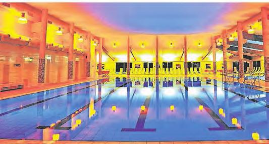 Der Meerwasserpool holt das Meer ins Hotel. Der Meerwasserpool holt das Meer ins Hotel.