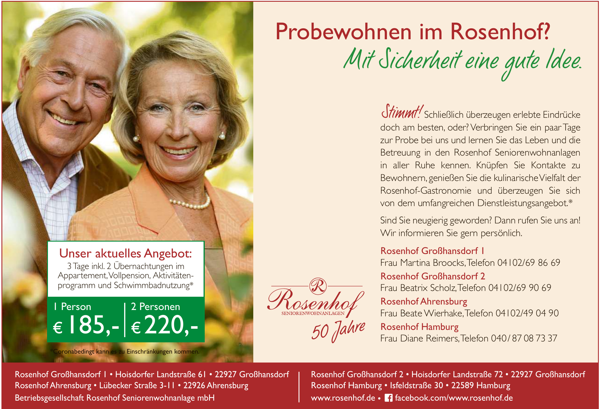 Rosenhof Großhansdorf 1 Rosenhof Großhansdorf 1