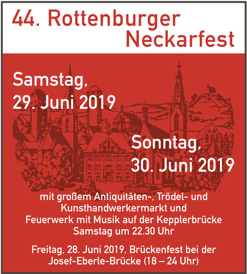 44. Rottenburger Neckarfest 44. Rottenburger Neckarfest