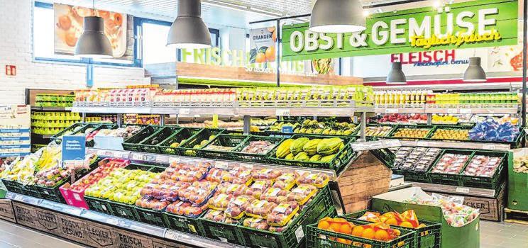 Das Angebot an frischem Obst und Gemüse – hier ein Foto eines vergleichbaren Markts – ist auch in Olpe erweitert worden. Foto: Aldi Nord Das Angebot an frischem Obst und Gemüse – hier ein Foto eines vergleichbaren Markts – ist auch in Olpe erweitert worden. Foto: Aldi Nord