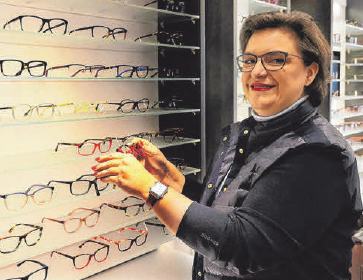 Angelika Bopp-Seitzer von Stade-Optik. Angelika Bopp-Seitzer von Stade-Optik.