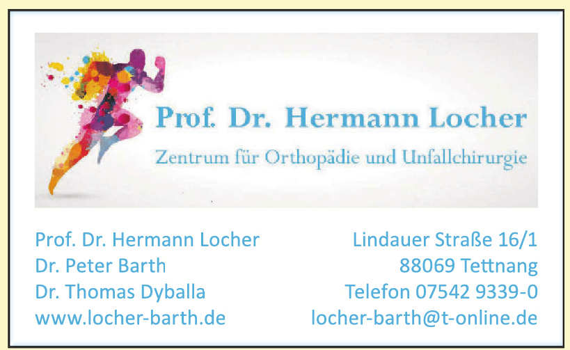 Prof. Dr. Hermann Locher Prof. Dr. Hermann Locher