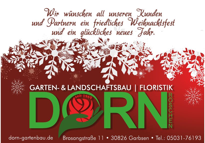 Garten- & Landschaftsbau, Floristik Dorn Röschen