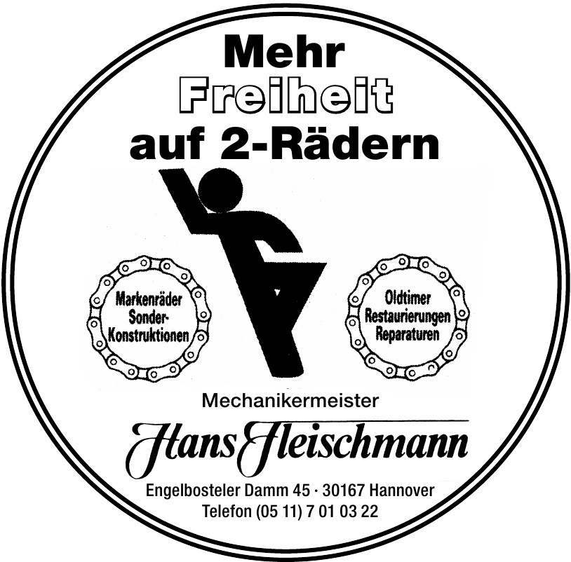 Mechanikermeister Hans Fleischmann Mechanikermeister Hans Fleischmann