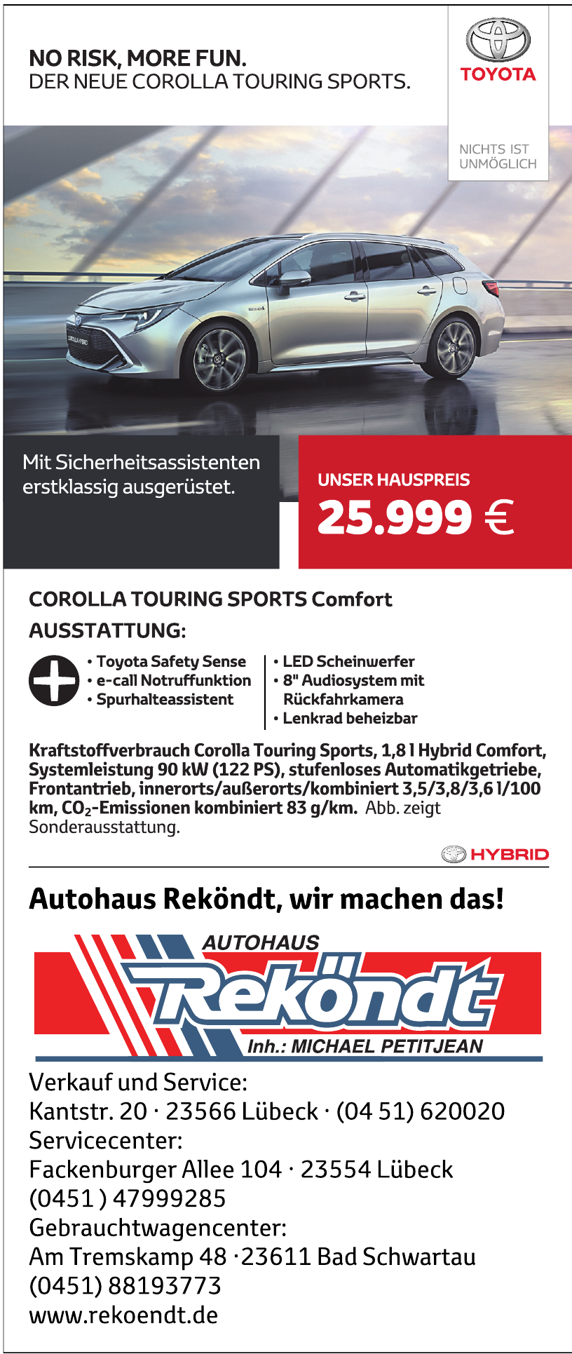 Autohaus Reköndt Inh. Michael Petitjean E. K. Autohaus Reköndt Inh. Michael Petitjean E. K.