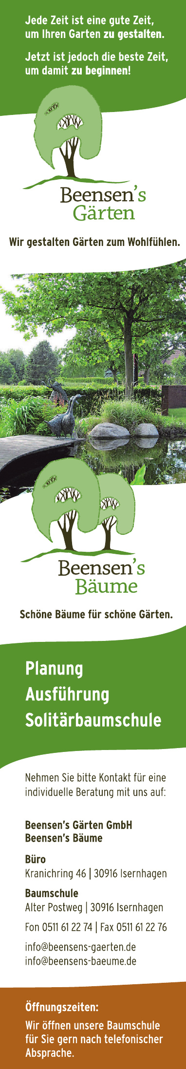 Beensen`s Gärten GmbH-Büro Beensen`s Gärten GmbH-Büro