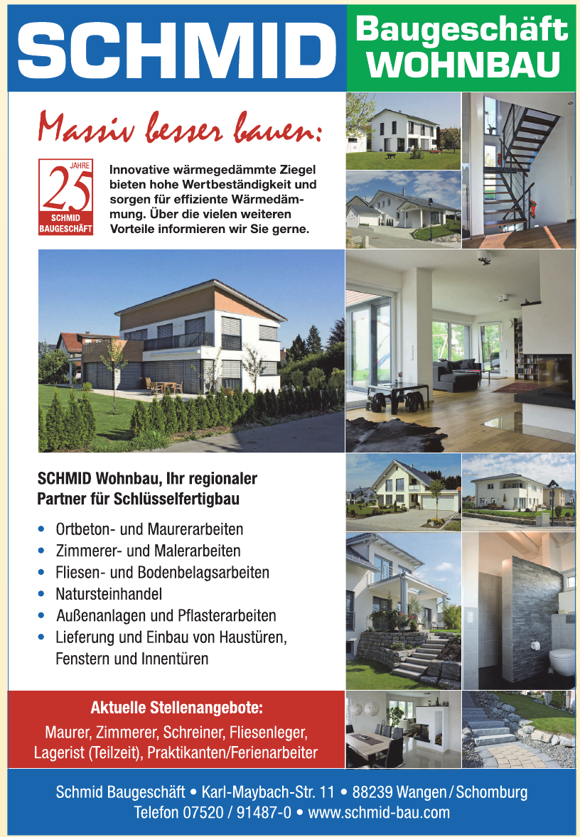 Schmid Baugeschäft Schmid Baugeschäft