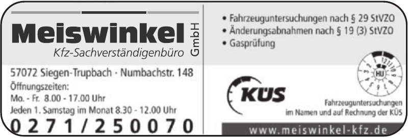 Kfz-Sachverständigenbüro Meiswinkel GmbH Kfz-Sachverständigenbüro Meiswinkel GmbH