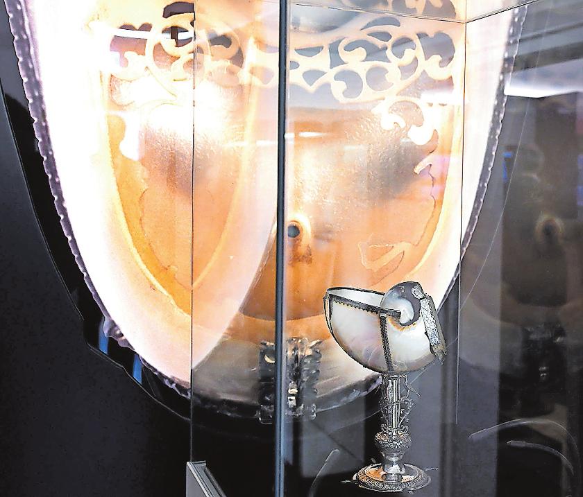 Im stadtmuseum zu sehen: der Nautiluspokal. FOTO: FRANCK Im stadtmuseum zu sehen: der Nautiluspokal. FOTO: FRANCK