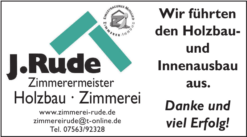 J. Rude Zimmerermeister J. Rude Zimmerermeister