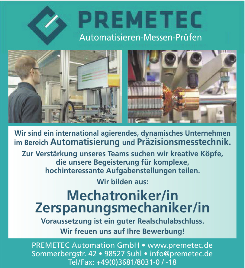 Premetec Automation GmbH Premetec Automation GmbH