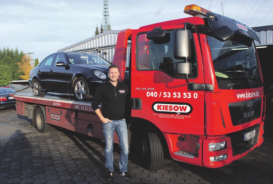 Tim Kiesow ist Geschäftsführer der Autorecycling + Autoteile GmbH