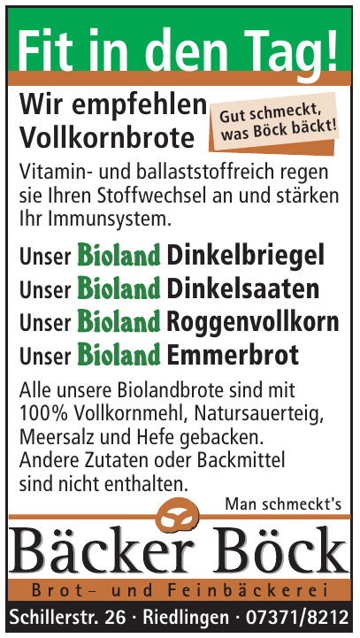 Bäckerei Böck Bäckerei Böck