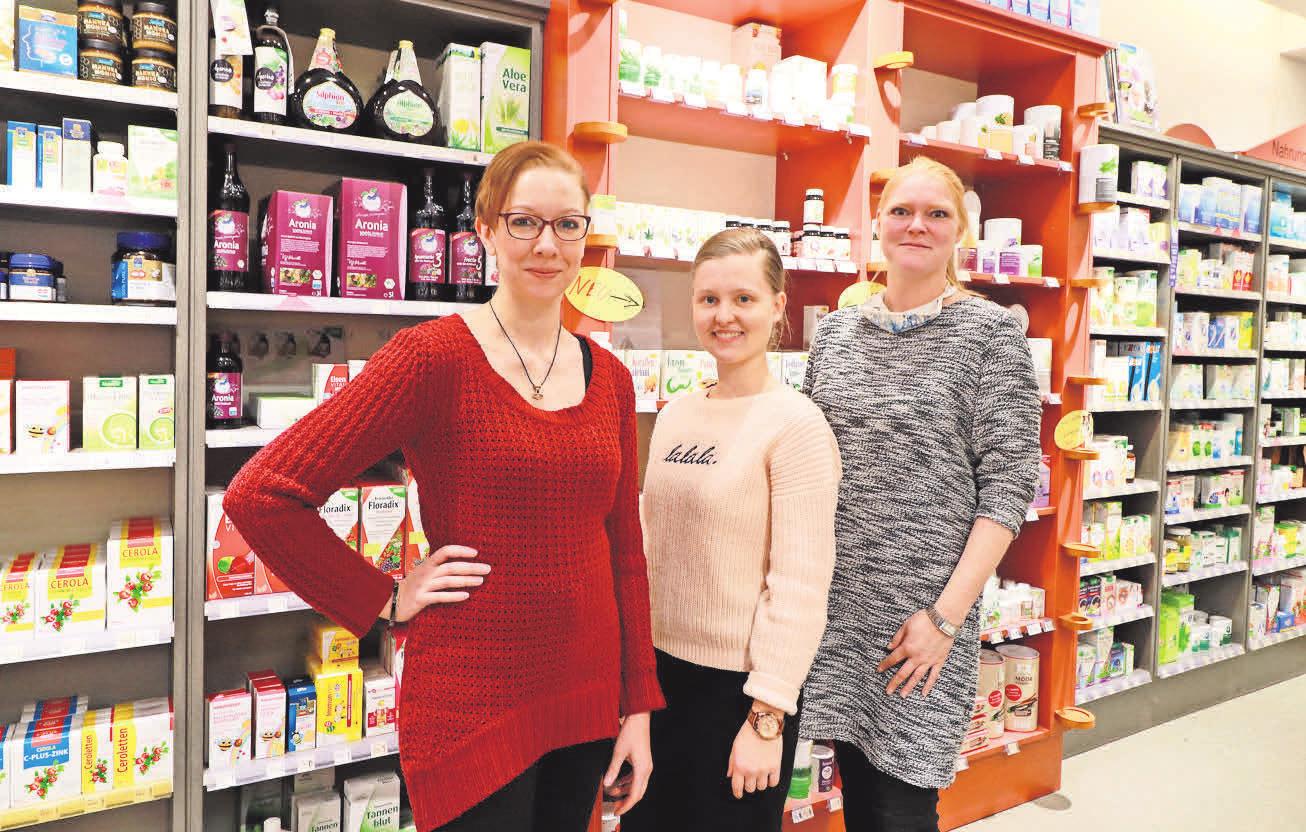 Das Team aus dem Naturahaus an der Lister Meile berät zur Stärkung des körpereigenen Abwehrsystems. Das Team aus dem Naturahaus an der Lister Meile berät zur Stärkung des körpereigenen Abwehrsystems.