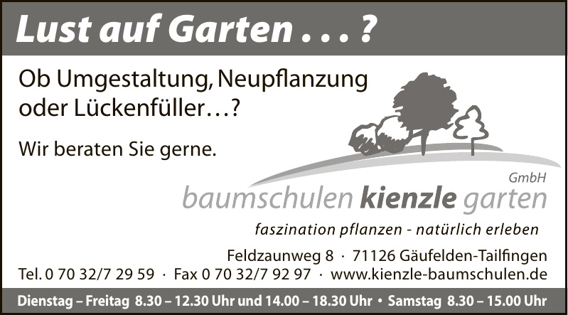 Baumschulen Kienzle Garten GmbH