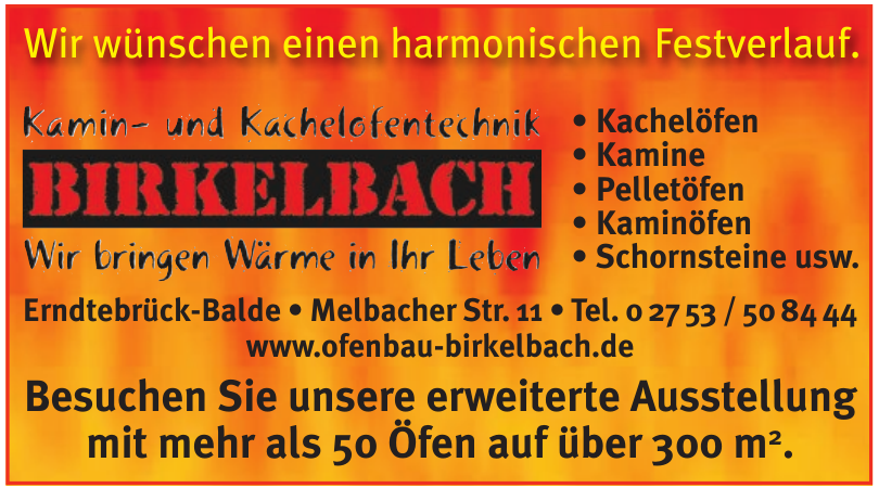 Kamin und Kachelofentechnik Rainer Birkelbach Kamin und Kachelofentechnik Rainer Birkelbach