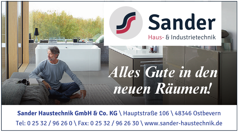 Sander Haustechnik GmbH & Co. KG Sander Haustechnik GmbH & Co. KG