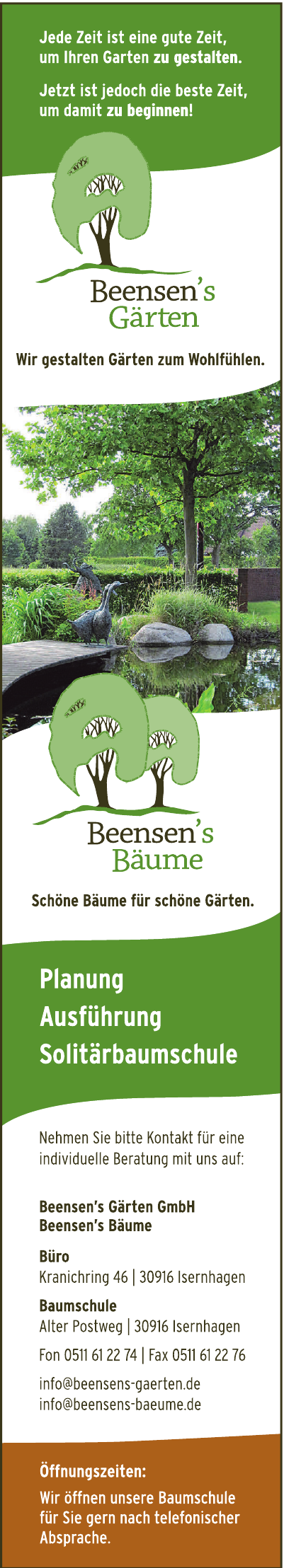 Beensens Gärten GmbH BeensensBäume Beensen's Gärten GmbH Beensen'sBäume