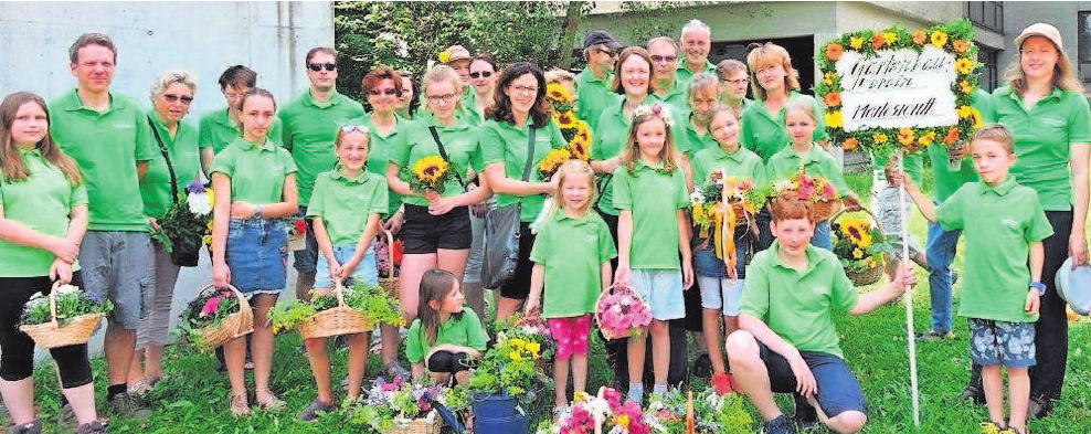 Die Mitglieder des Obst- und Gartenbauvereins Marlesreuth fiebern bereits ihrer Teilnahme am Festzug zum Nailaer Heimat- und Wiesenfest entgegen. Foto: S. H. Die Mitglieder des Obst- und Gartenbauvereins Marlesreuth fiebern bereits ihrer Teilnahme am Festzug zum Nailaer Heimat- und Wiesenfest entgegen. Foto: S. H.