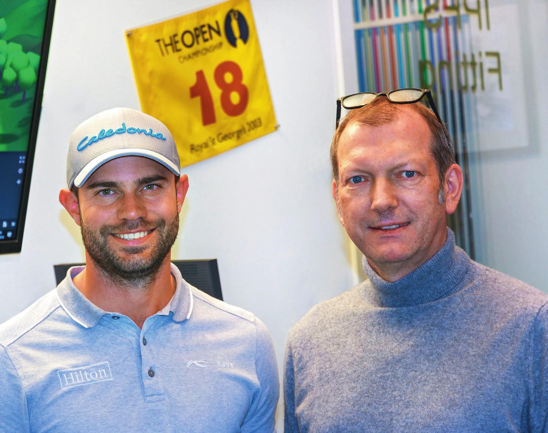 Fitting für den Profi: Dietmar Erhardt berät den Profigolfer Bernd Ritthammer (l.). Fitting für den Profi: Dietmar Erhardt berät den Profigolfer Bernd Ritthammer (l.).