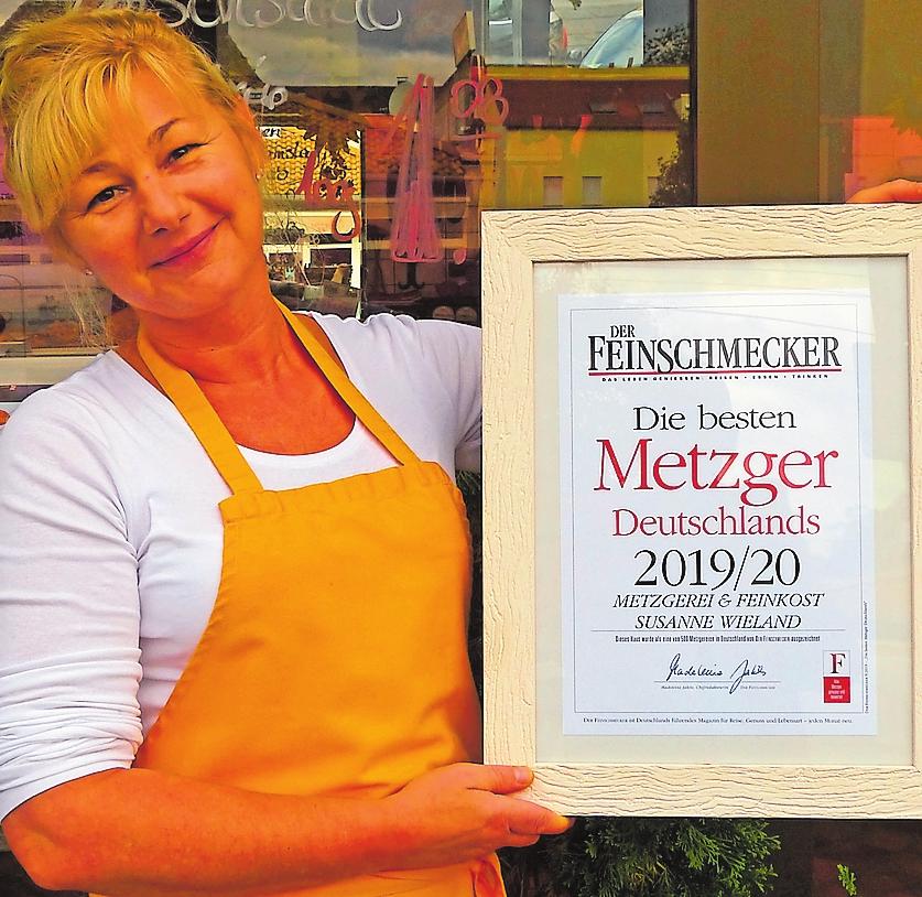 Erfuhr von einem Kollegen von der Prämierung: Susanne Wieland. FOTO: MOHRBACHER Erfuhr von einem Kollegen von der Prämierung: Susanne Wieland. FOTO: MOHRBACHER
