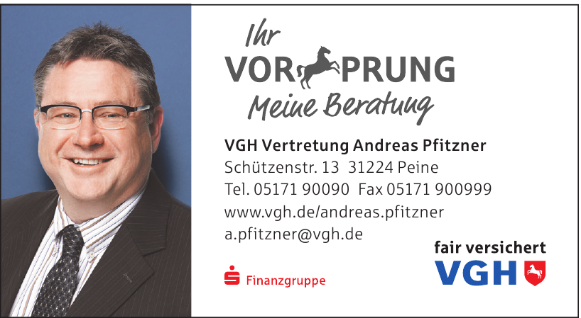 VGH Vertretung Andreas Pfitzner VGH Vertretung Andreas Pfitzner