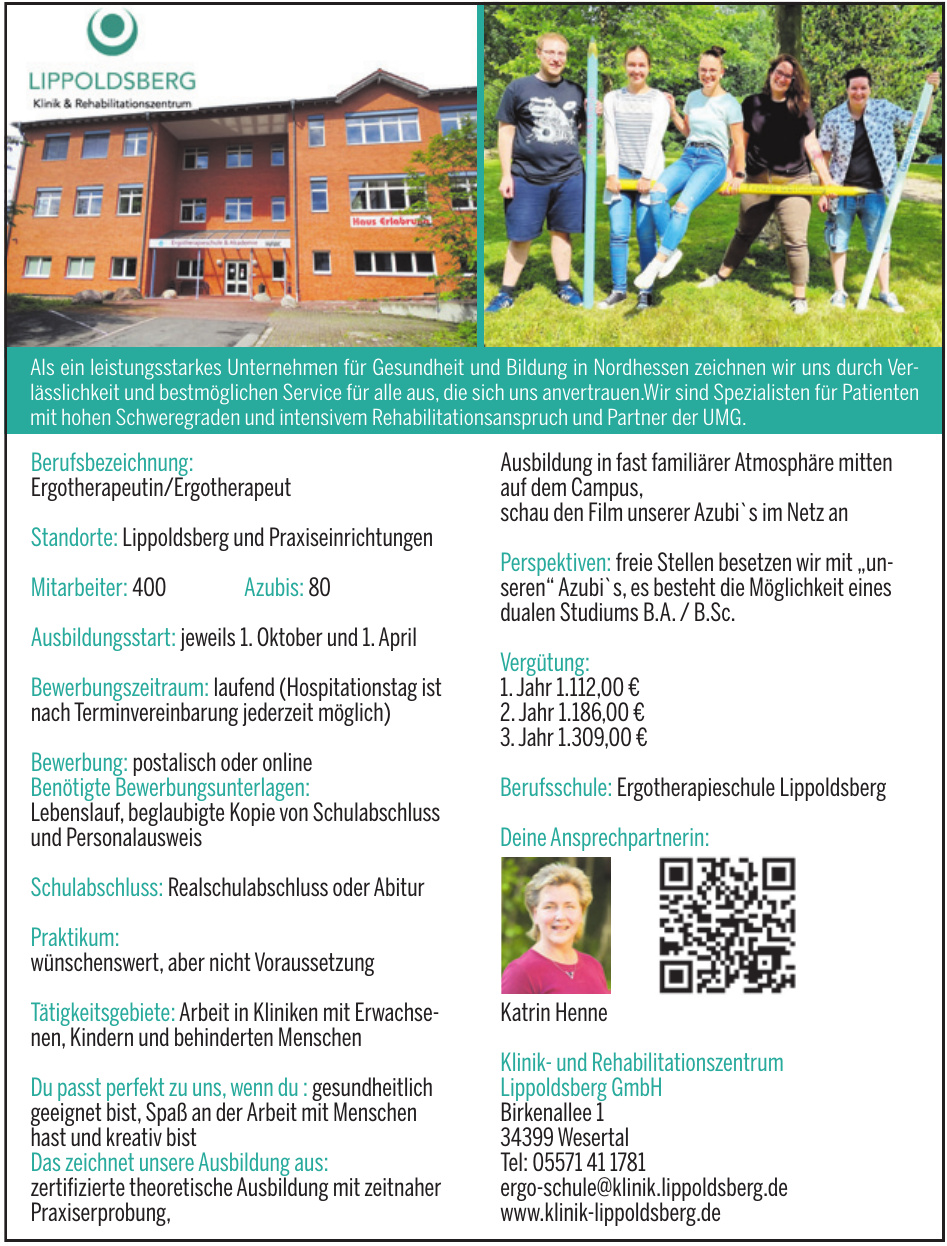 Klinik- und Rehabilitationszentrum Lippoldsberg GmbH