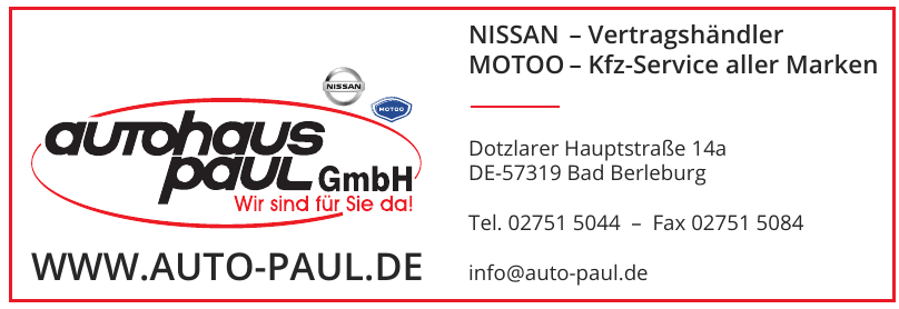 Autohaus Paul GmbH & Co. KG Autohaus Paul GmbH & Co. KG