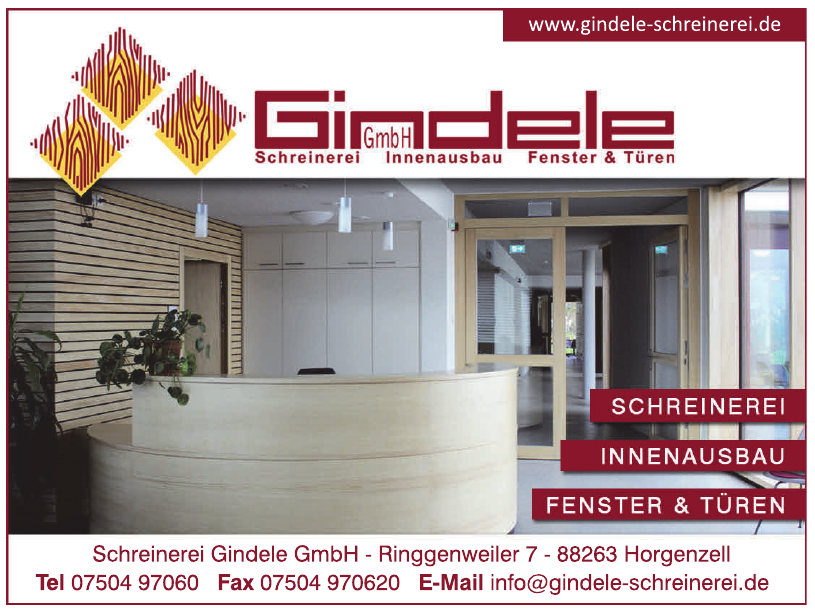 Schreinerei Gindele GmbH Schreinerei Gindele GmbH