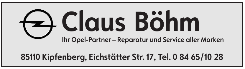 Claus Böhm Claus Böhm