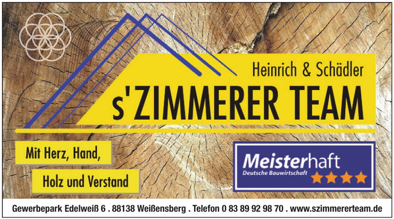 S´Zimmerer Team GmbH S´Zimmerer Team GmbH