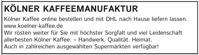 Kölner Kaffeemanufaktur Kölner Kaffeemanufaktur