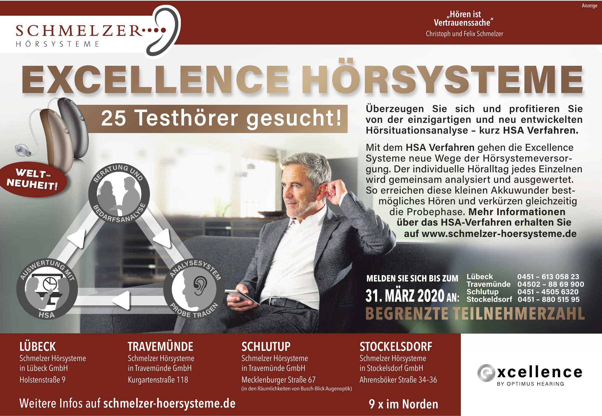 Schmelzer Hörsysteme in Lübeck GmbH Schmelzer Hörsysteme in Lübeck GmbH
