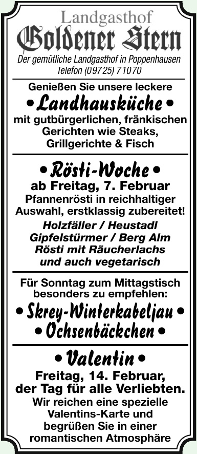 Landgasthof Goldener Stern Landgasthof Goldener Stern