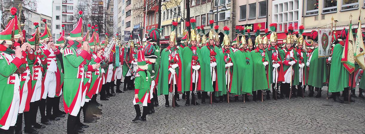 Die Sessionseröffnung am 11. im 11. liegt traditionell in der Hand der Altstädter Foto: Altstädter Die Sessionseröffnung am 11. im 11. liegt traditionell in der Hand der Altstädter Foto: Altstädter