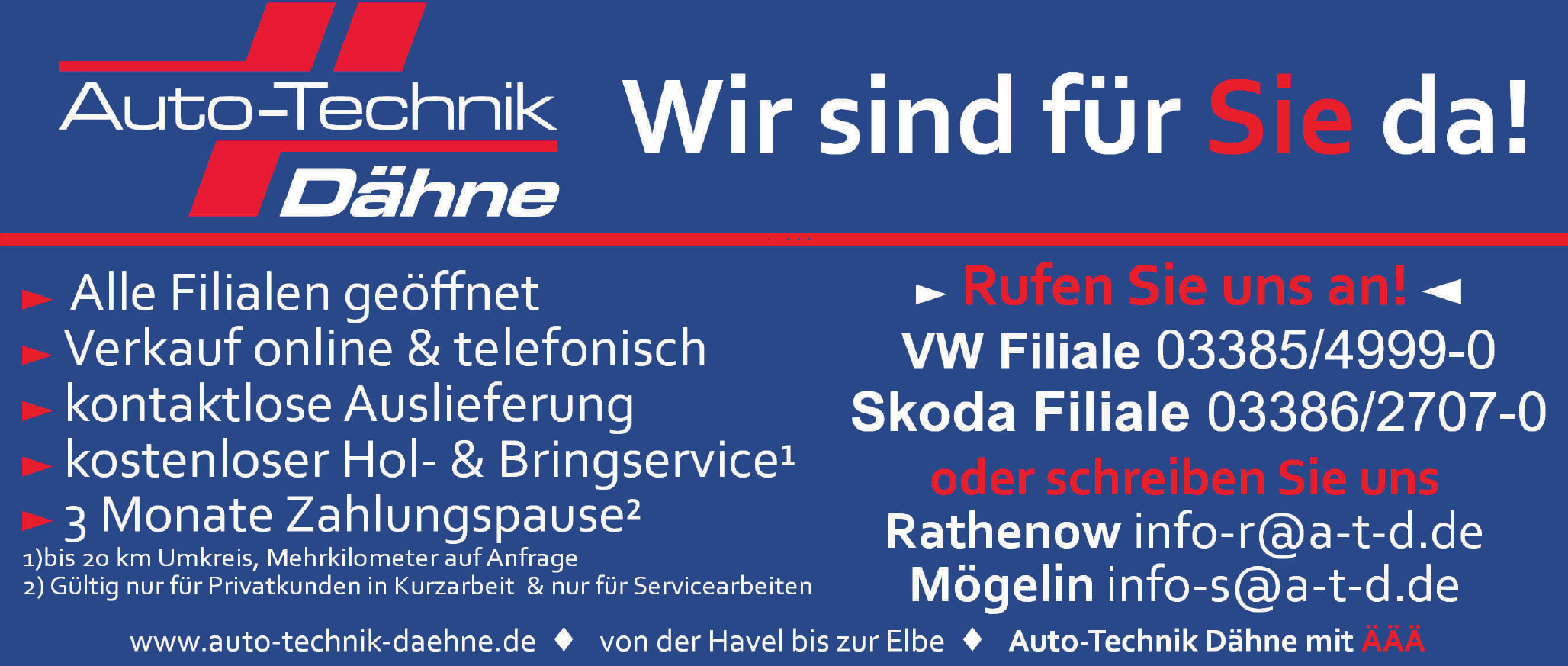 Auto-Technik Dähne - VW Filiale Auto-Technik Dähne - VW Filiale