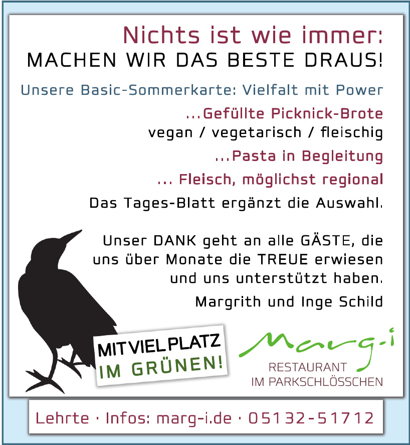 Marg-i - Restaurant im Parkschlösschen Marg-i - Restaurant im Parkschlösschen