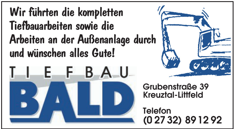 Tiefbau Bald Tiefbau Bald