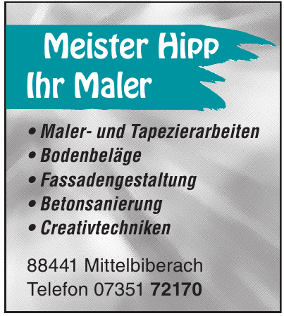 Meister Hipp Ihr Maler Meister Hipp Ihr Maler