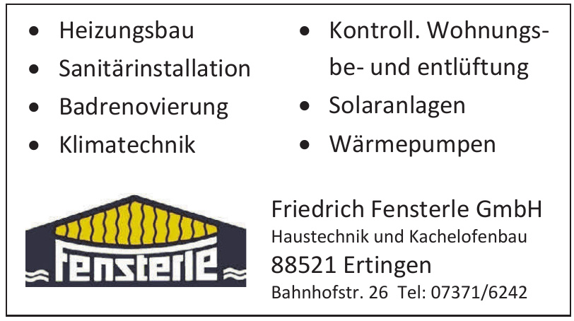 Friedrich Fensterle GmbH Friedrich Fensterle GmbH