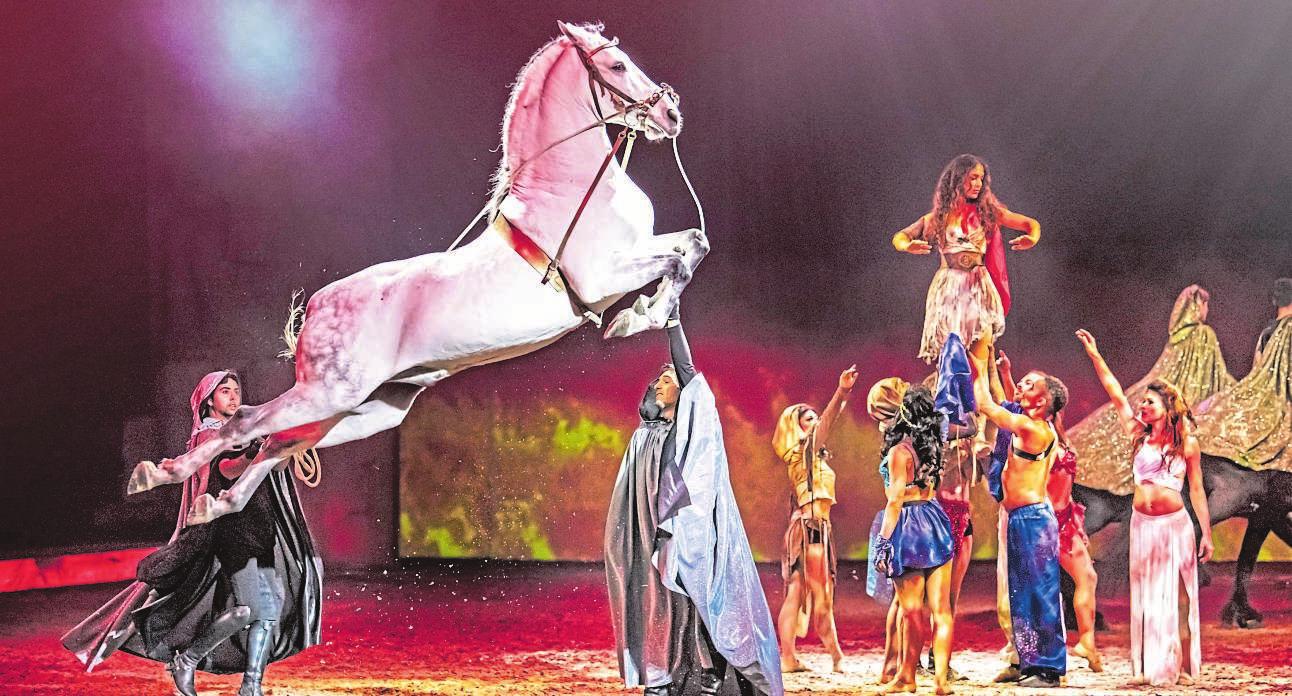 Die neuen Termine für „CAVALLUNA – Legende der Wüste“ in der Wunderino-Arena stehen fest. FOTO: CAVALLUNA Die neuen Termine für „CAVALLUNA – Legende der Wüste“ in der Wunderino-Arena stehen fest. FOTO: CAVALLUNA