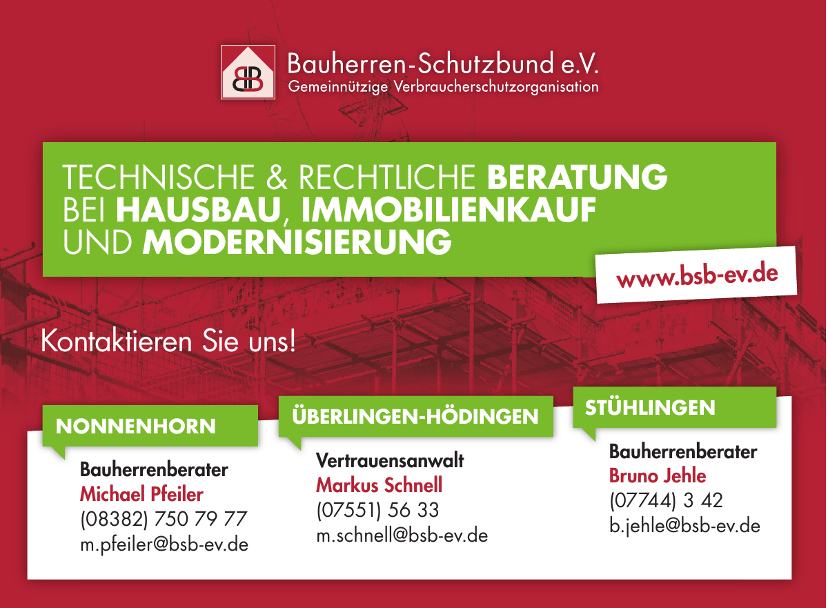 Bauheren-Schutzbund e.V. Bauheren-Schutzbund e.V.