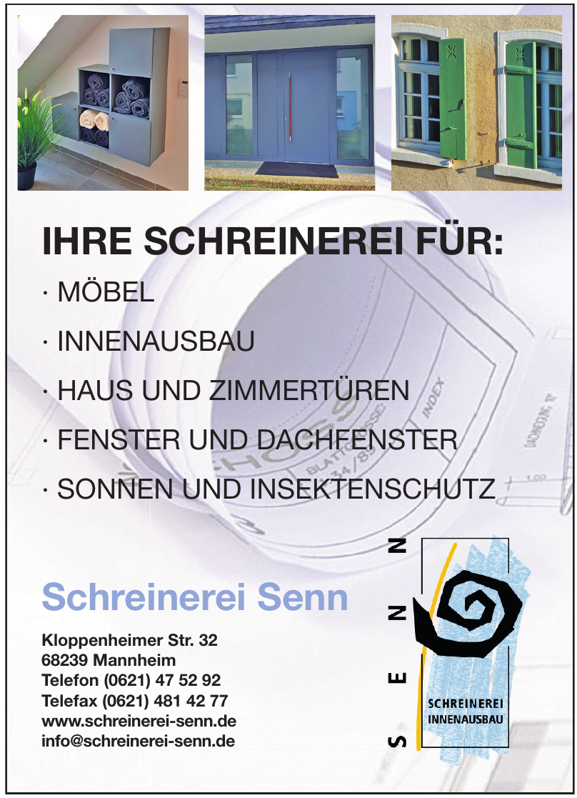 Schreinerei Senn Schreinerei Senn