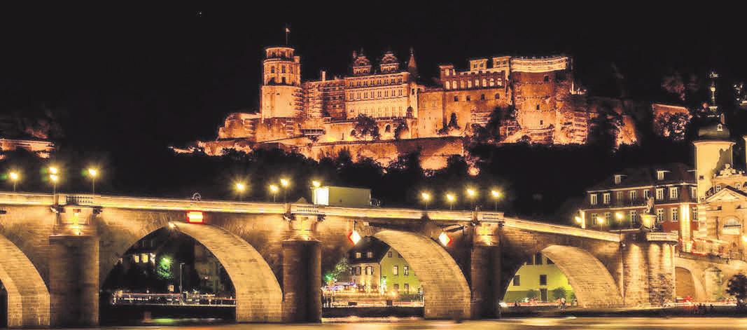 Weltberühmt: Das Heidelberger Schloss hoch über dem Neckar. Weltberühmt: Das Heidelberger Schloss hoch über dem Neckar.